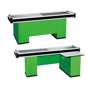 China Automatic Custom Checkout Counters Rust Proof With Crash Protection Measure wholesale