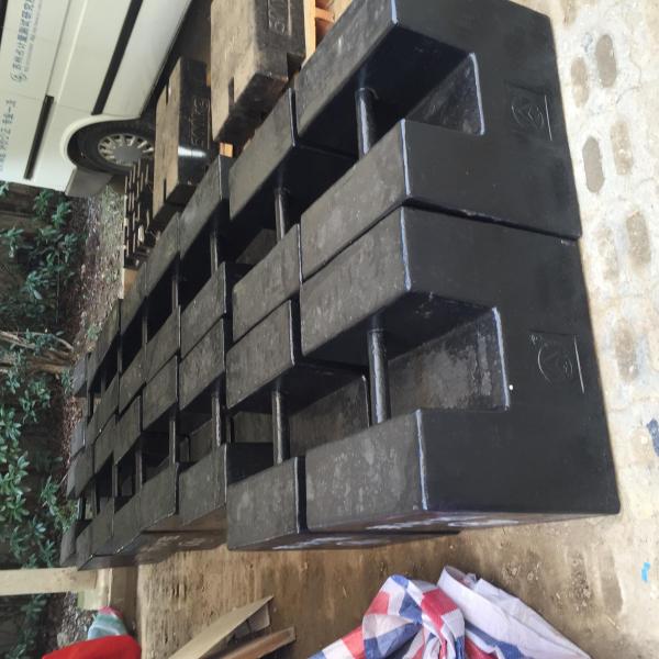 M1 Class 2kg Cast Iron Calibration Weights , Elevator Test Weight