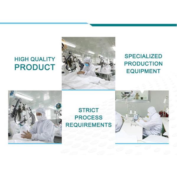 GB19082-2009 Disposable Protective Coverall Isolation Suit Barrier Bacteria