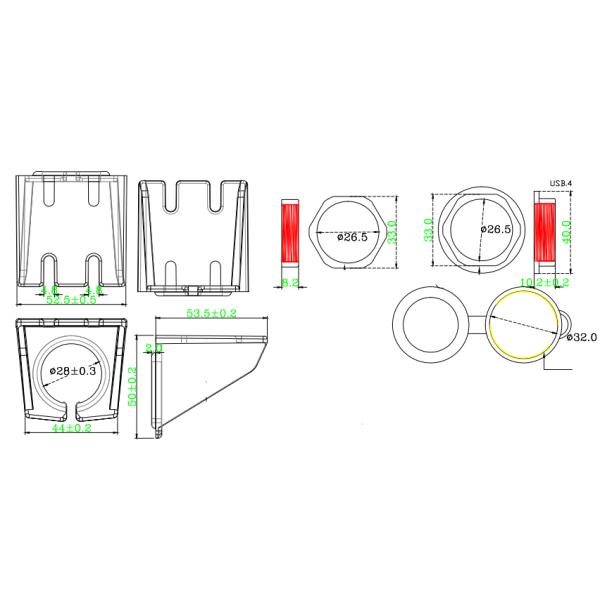 Eco - Friendly Material Car Audio Cable Suitable For Various Application
