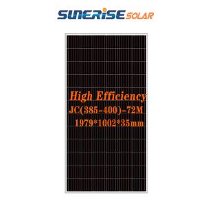 IP68 72PCS 385W 49.1V Monocrystalline Solar Panel