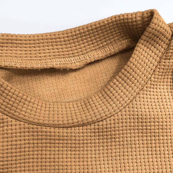 Custom Infant Baby Waffle Fabric Rompers Cotton 1 Piece Jumpsuit At Home Sleepwear