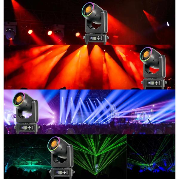 200W Moving Head Projector LED Spot Stage Light With DMX Voice Control For Nightclub DJ Performance Wedding
