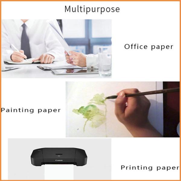 70gsm Uncoated Woodfree Offset Printing Paper For Excercise Book Smooth Surface 70gsm Uncoated Woodfree Offset Printing Paper For Excercise Book Smooth Surface