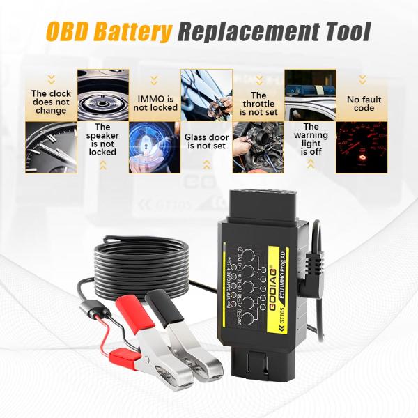 GODIAG GT105 OBD II Break Out Box OBD Assistant Plus Full Protocol OBD2 Universal Jumper for ECU programming via OBD2