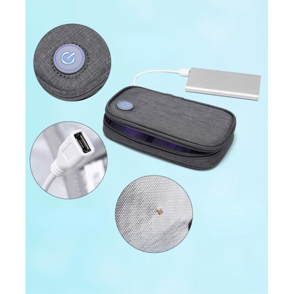 Sterilize 99.9% Solid UVC Light Portable Sanitizer Bag 19*4*11cm