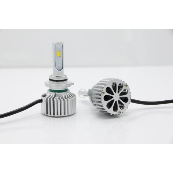 T5 9005 56W 7600LM CSP Led Light Bulbs For Cars Silver Aluminum alloy Triple color
