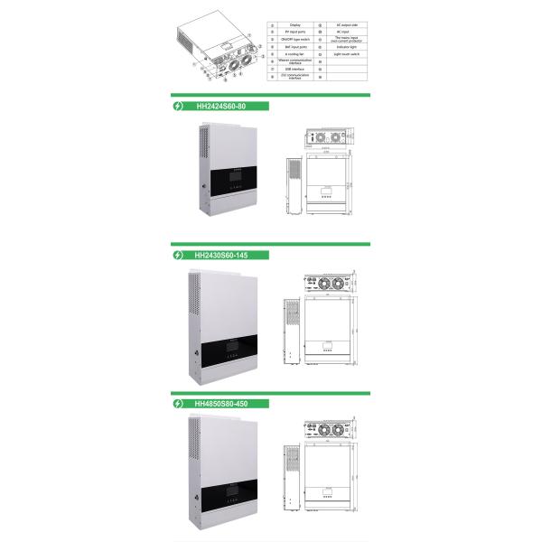 3KW Solar Power Inverter Off Grid All In One Hybrid Solar Inverter