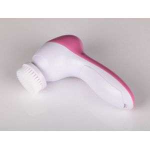 China Plastic 5 In1 Face Massage Machine Customized Color Make Up With Soft Brush wholesale