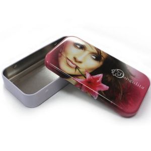 Empty Rectangle Lip Gloss Tin Box