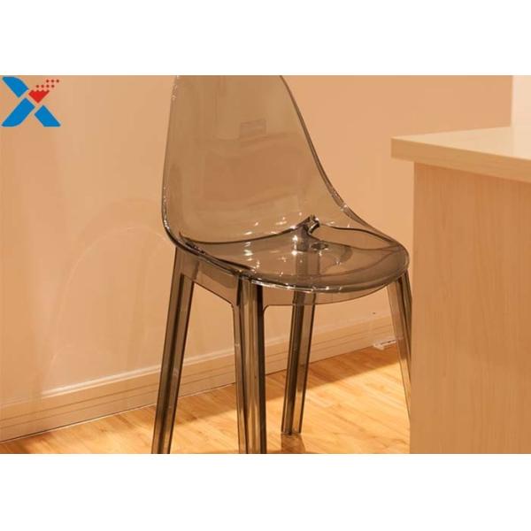 Fashion Acrylic Office Chair / Clear Acrylic Desk Chair For Nordic Office Room