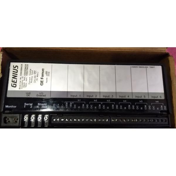 IC660BBA026 24/48VDC ANALOG CURRENT SOURCE 6 INPUTS AUTOMATION GE PLC PARTS GENIUS I/O BLOCK