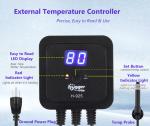 300W/500W Aquarium Heater with LED Digital Temperature Controller, Submersible