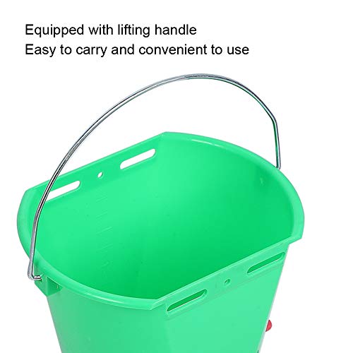 8L Capacity Lamb Sheep Milk Feeder Bucket Plastic Multiple Nipples Calf Milk Bucket