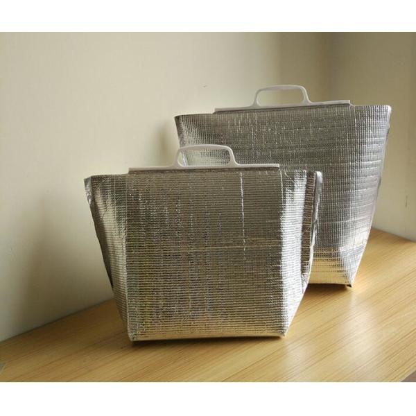 Foldable Lunch Insulated Cooler Bag Heated Food Delivery Bag Thermal Pizza Delivery Cooler Bag