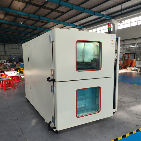 Two Zone Thermal Shock Test Chamber Temperature Simulated Climate Conditions 80L