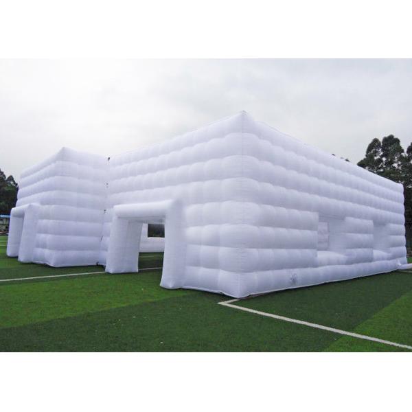 Big Size Blow Up Air Tent , Two Section Type Inflatable Wedding Tent