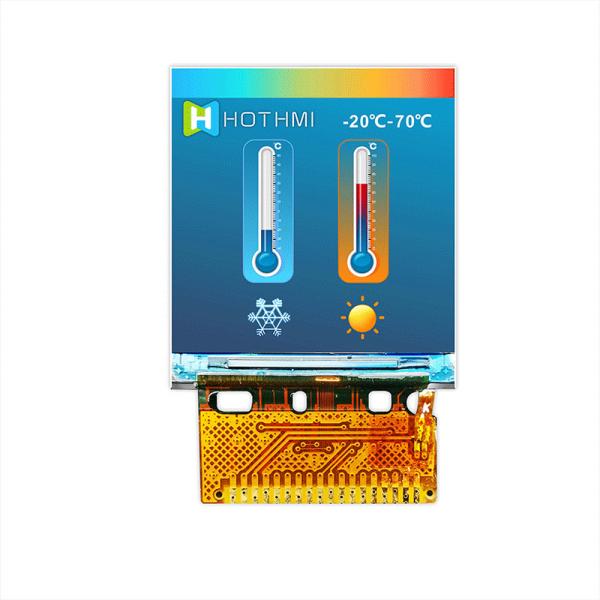 1.3 Inch TFT SPI LCD Custom Display Solutions 240x240 Square