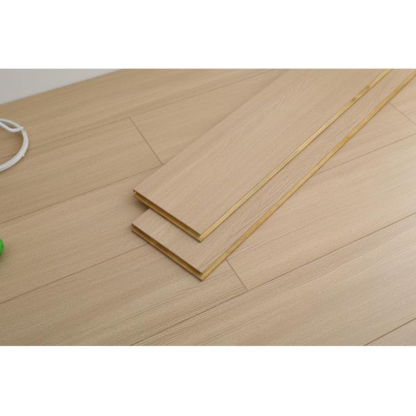 Three-Layer Varying Length Oak Plank Smooth Oak Hardwood Flooring with Valinge 5G/ T G