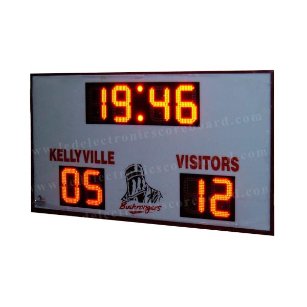 High Brightness LED Football Scoreboard For Outside CE / RoHS Approved