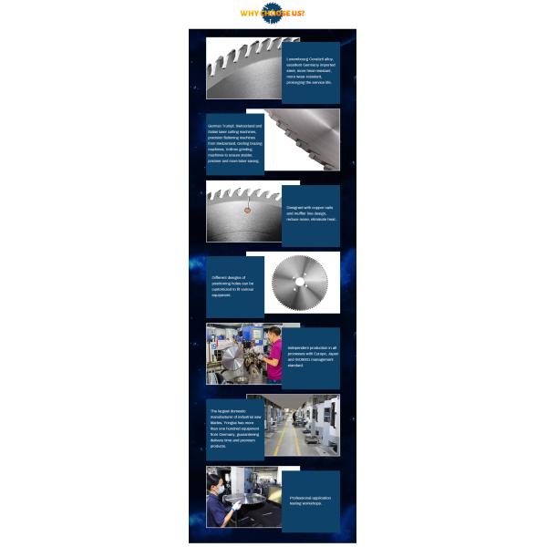 84 Teeth Ripping TCT Circular Saw Blades Thickness 3.2mm Steel Material