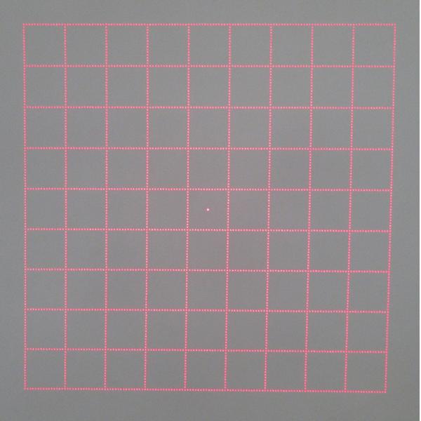 81 Grid Lattice Adjustable Rgb Laser Diode Module Square Type