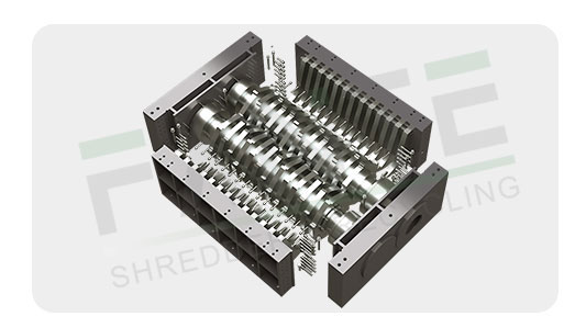 FANTE Compact Dual Shaft Shredder for Efficient Processing of Recycled Wood MDF Chipboard and Wooden Packaging Waste