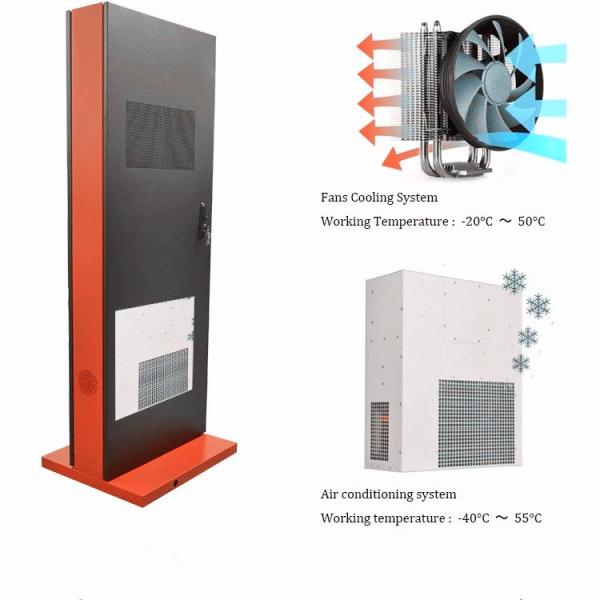 Standalone Outdoor Digital Signage , 43 65 Inch Outdoor Advertising Display Screens