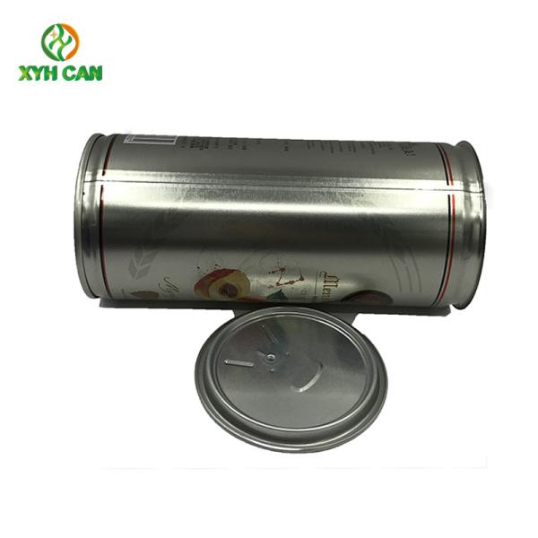 Food Safety Standard 1L Beer Tinplate Can with SOT Lid Transparent Iron Color Printing