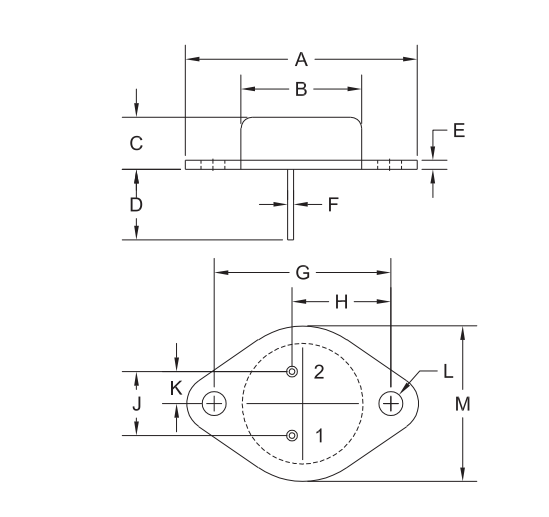 2N3792 Bipolar Transistors BJT 80V 10A 5000mW 3 Pin TO-3 Tray
