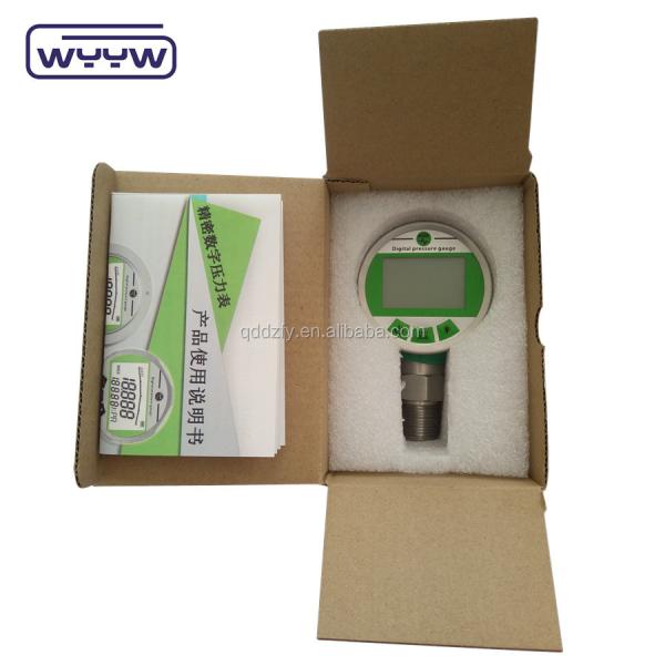 100mm Precision Test Pressure Gauge Digital Manometer With Rubber Protective Cover