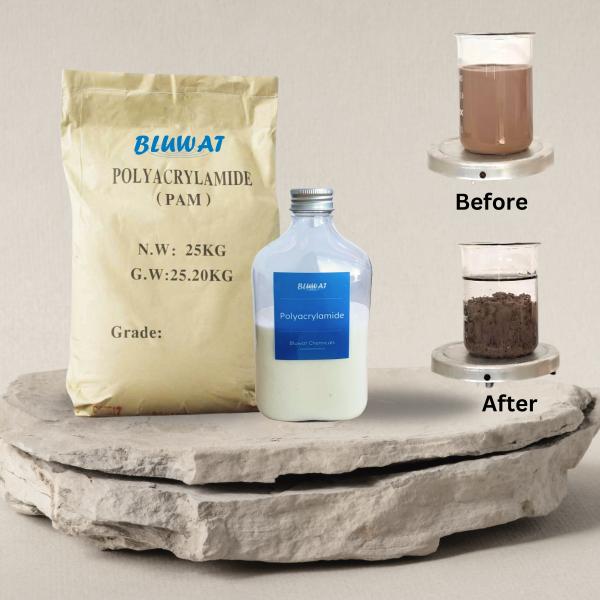 Premium Anionic Polyacrylamide PAM Molecular Weight 5-22 Million For Sludge Thickening