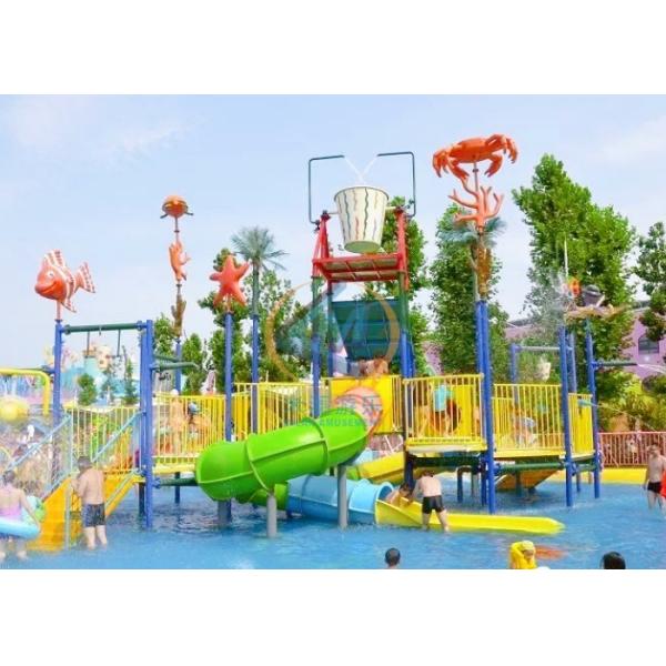 Custom Water Slide Playground Candy Theme 26x18x15m Durable For Swimming Pool Resort Villa Pool