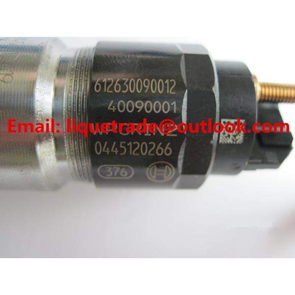 BOSCH Common rail fuel injector 0445120266 / 0 445 120 266 for WEICHAI 612630090012, 612640090001