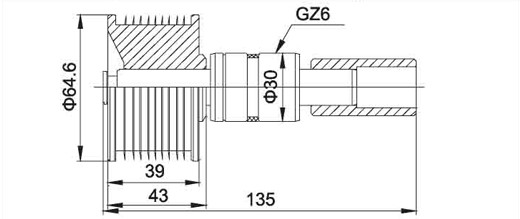 Resilient Mounting Series Spinning Machine Spare Parts For Saurer Autocoro