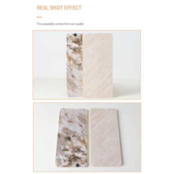 Fireproof Marble Interior Decorative Wall Panel Anti Static