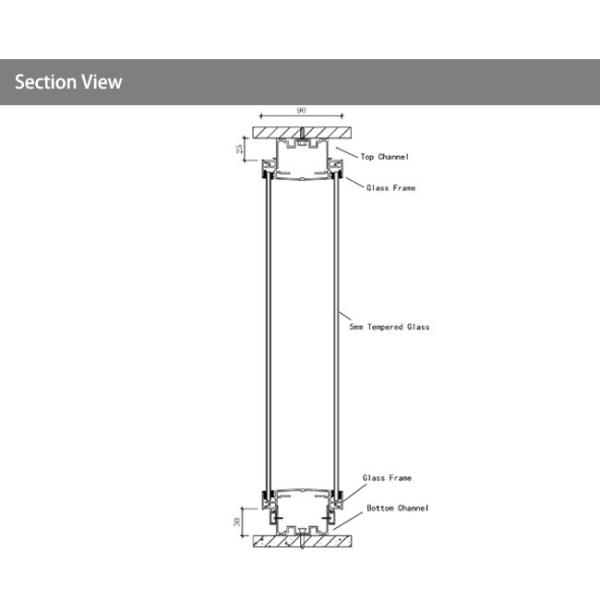 Smart Dimmable Glass Partitions for Offices - 90 Models, High Transparency