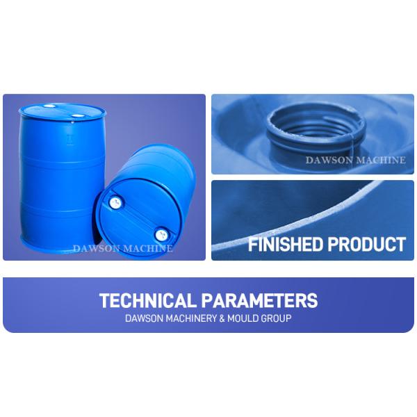 High-Speed 200L Tank Water Tank Featuring Core Motor Pump Components Automatic Plastic Barrel Chemical Drum Blow Molding Machine