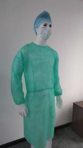 China Manufacturer OEM Disposable Isolation Gown AAMI Level 2 SMS Non woven Isolation Gown wholesale