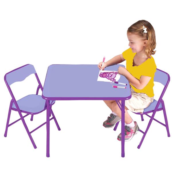 Easy Cleaning Childrens Table And Chairs High Stability Kids Table And Chairs