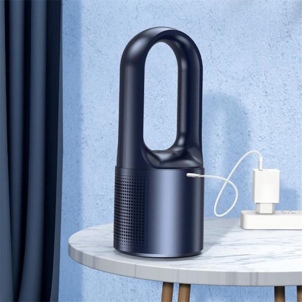 China Classic Handheld Bladeless Fan Air Circulation With Air Purifier wholesale