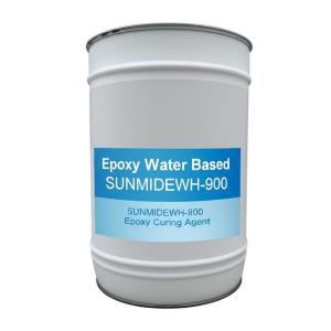 China Water Based Epoxy Curing Agent SUNMIDEWH-900 60% Solids wholesale