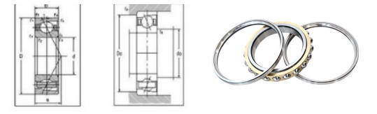 High Precision 718/600-MP Angular Contact Ball Bearing ID 600mm For Machine Tool Equipment
