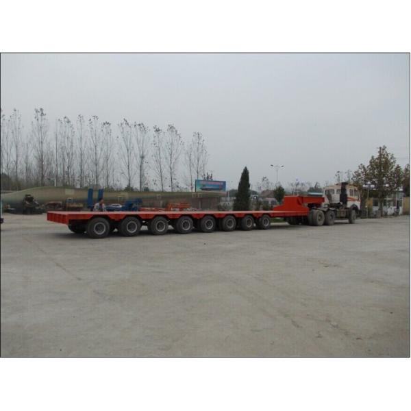 100ton Detachable Gooseneck Dropdeck Semi-Trailer for 5 Axle Steering Low Bed Trailer