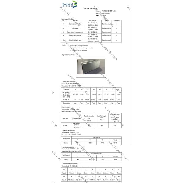 Sliver or Customization AL6005-T5 Solar Carport with Panels Parking Racking Structure