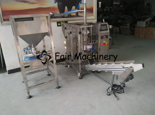 220VAC 50BPM Liquid Pouch Packing Machine For Soy Sauce 1000ml