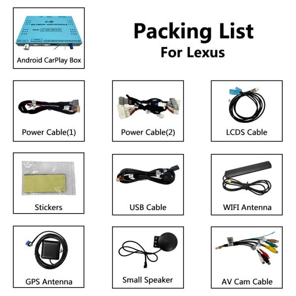 Lsailt Android Carplay Multimedia Video Interface For 2016-2021 Lexus LX 570 LX570