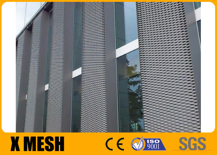 China 2mm Architectural Expanded Metal Mesh Cladding 10mm*40mm Hole wholesale
