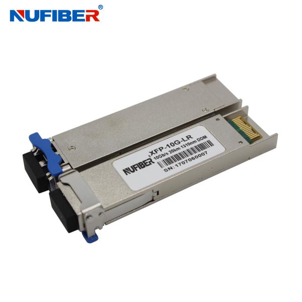 Duplex LC 10G XFP Transceiver 20km 1310nm Hot Pluggable 30 Pin Connector XFP Transceiver