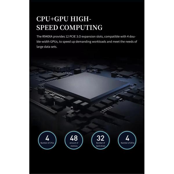 Original Rack Server Intel Processor Gold 6134 R940 Server